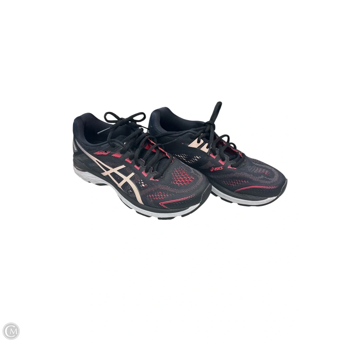 Shoes Athletic By Asics In Black & Red, Size: 8
