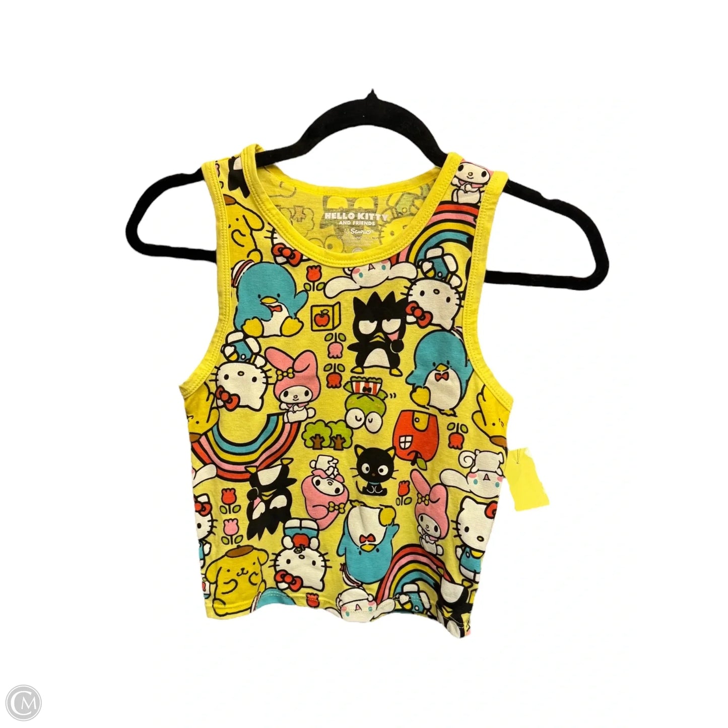 Top Sleeveless By Cmc In Yellow, Size: S