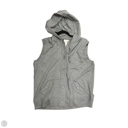 Top Sleeveless By Studio Works In Grey, Size: Xl