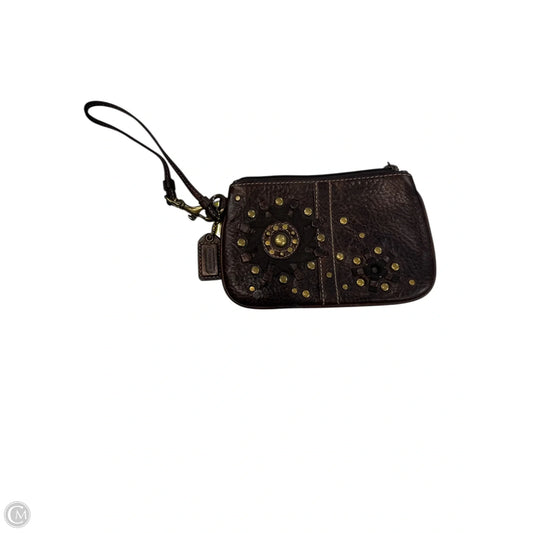 Coin Purse Designer By Coach, Size: Small