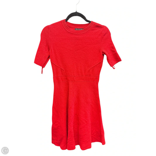 Dress Casual Midi By Banana Republic In Red, Size: Xs