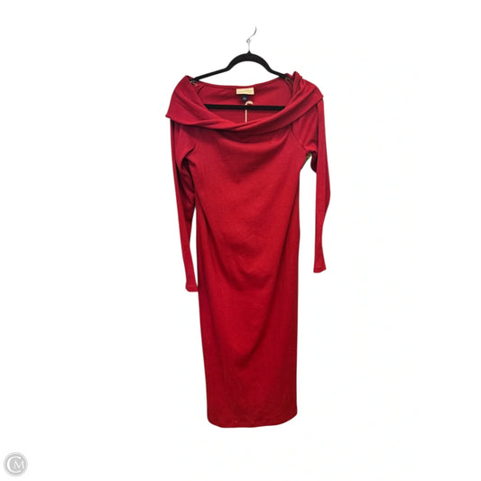 Dress Casual Maxi By Universal Thread In Red, Size: L