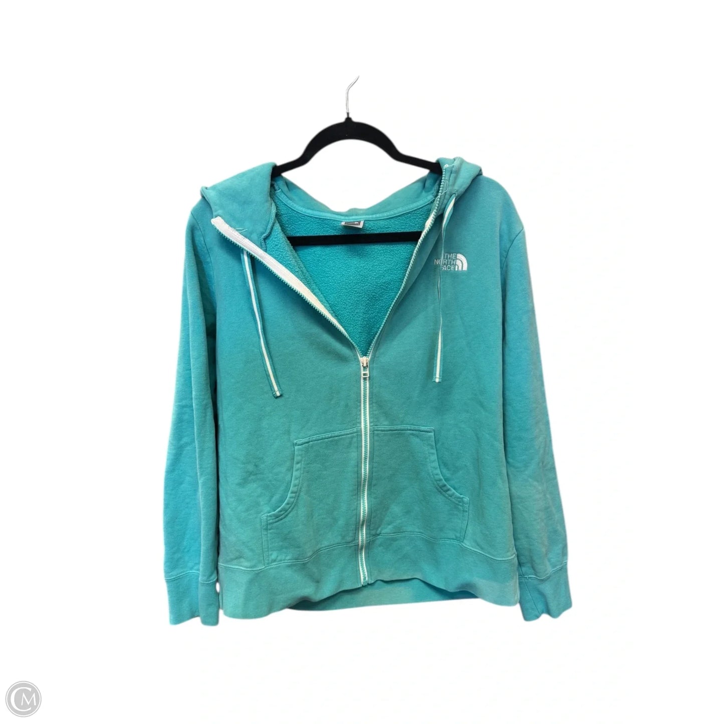 Sweatshirt Hoodie By The North Face In Aqua, Size: Xl