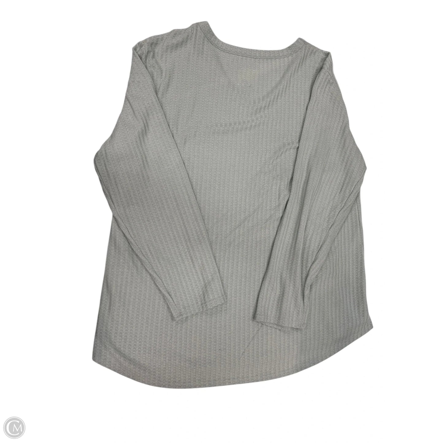 Top Long Sleeve Basic By Clothes Mentor In Aqua, Size: 2x