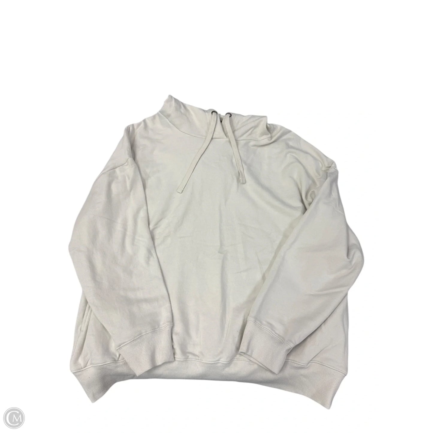 Sweatshirt Hoodie By Buffalo David Bitton In Cream, Size: Xl