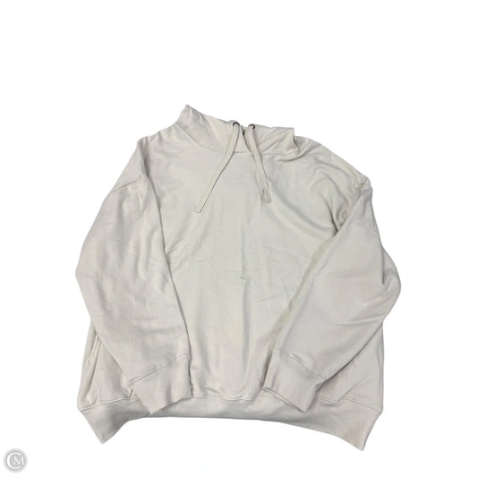 Sweatshirt Hoodie By Buffalo David Bitton In Cream, Size: Xl