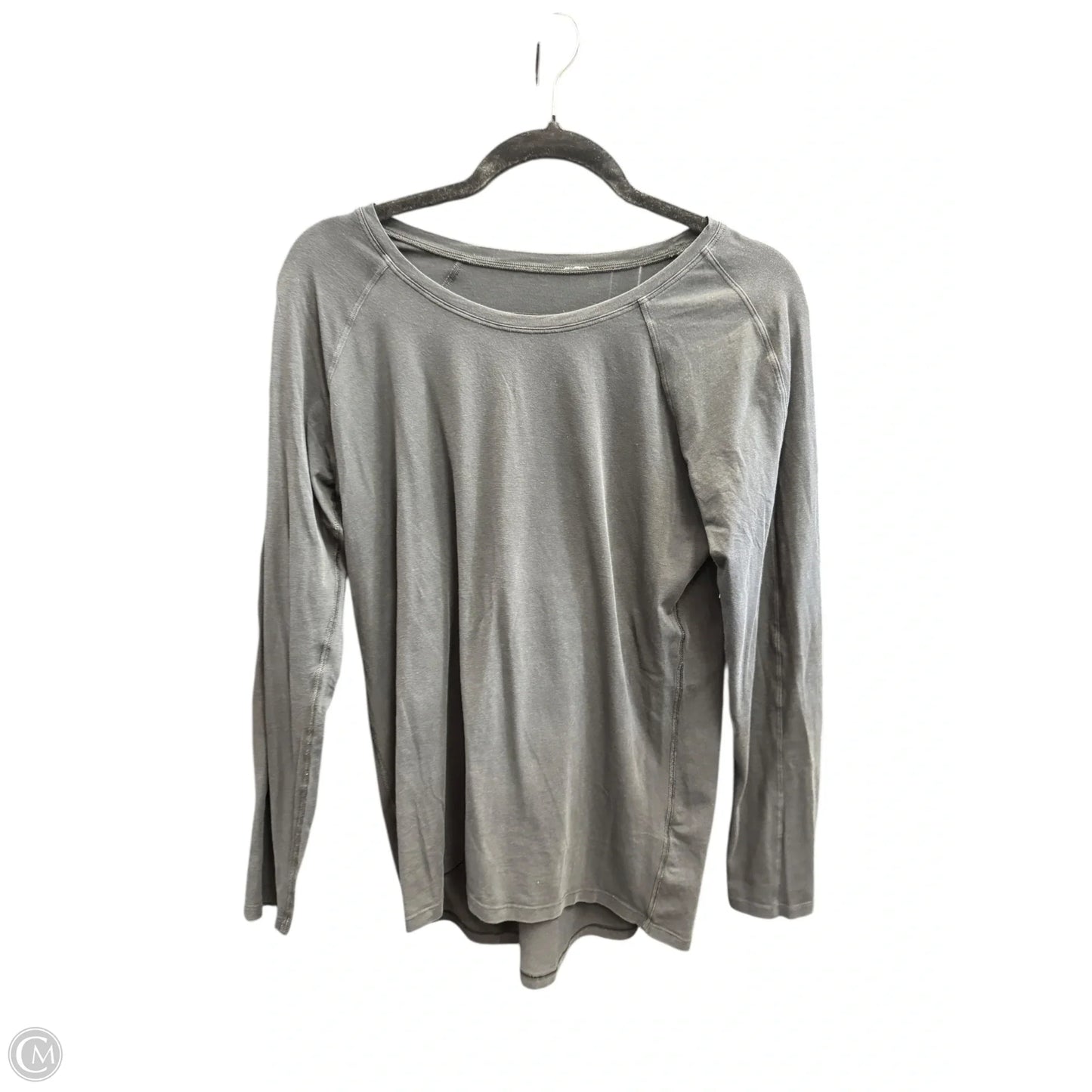 Athletic Top Long Sleeve Crewneck By Lululemon In Black, Size: 4