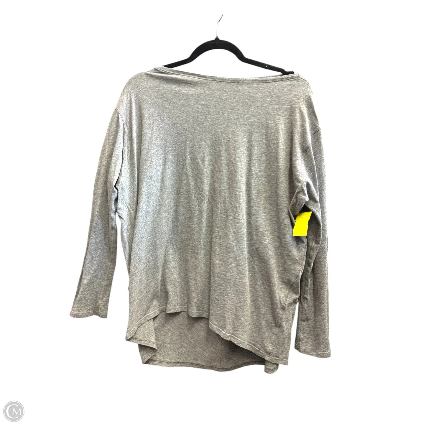 Athletic Top Long Sleeve Crewneck By Lululemon In Grey, Size: 8