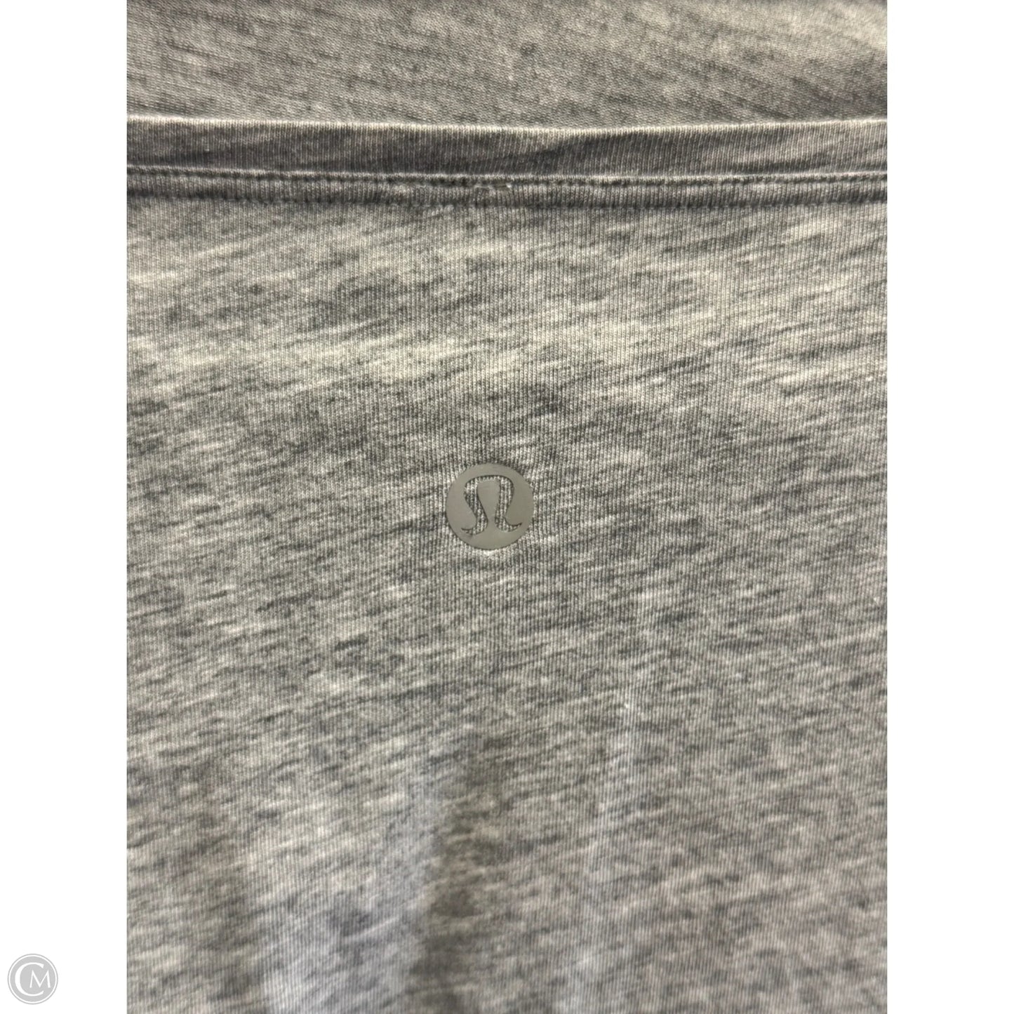 Athletic Top Long Sleeve Crewneck By Lululemon In Grey, Size: 8