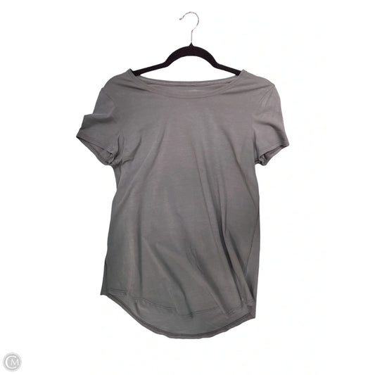 Athletic Top Short Sleeve By Lululemon In Purple, Size: 6