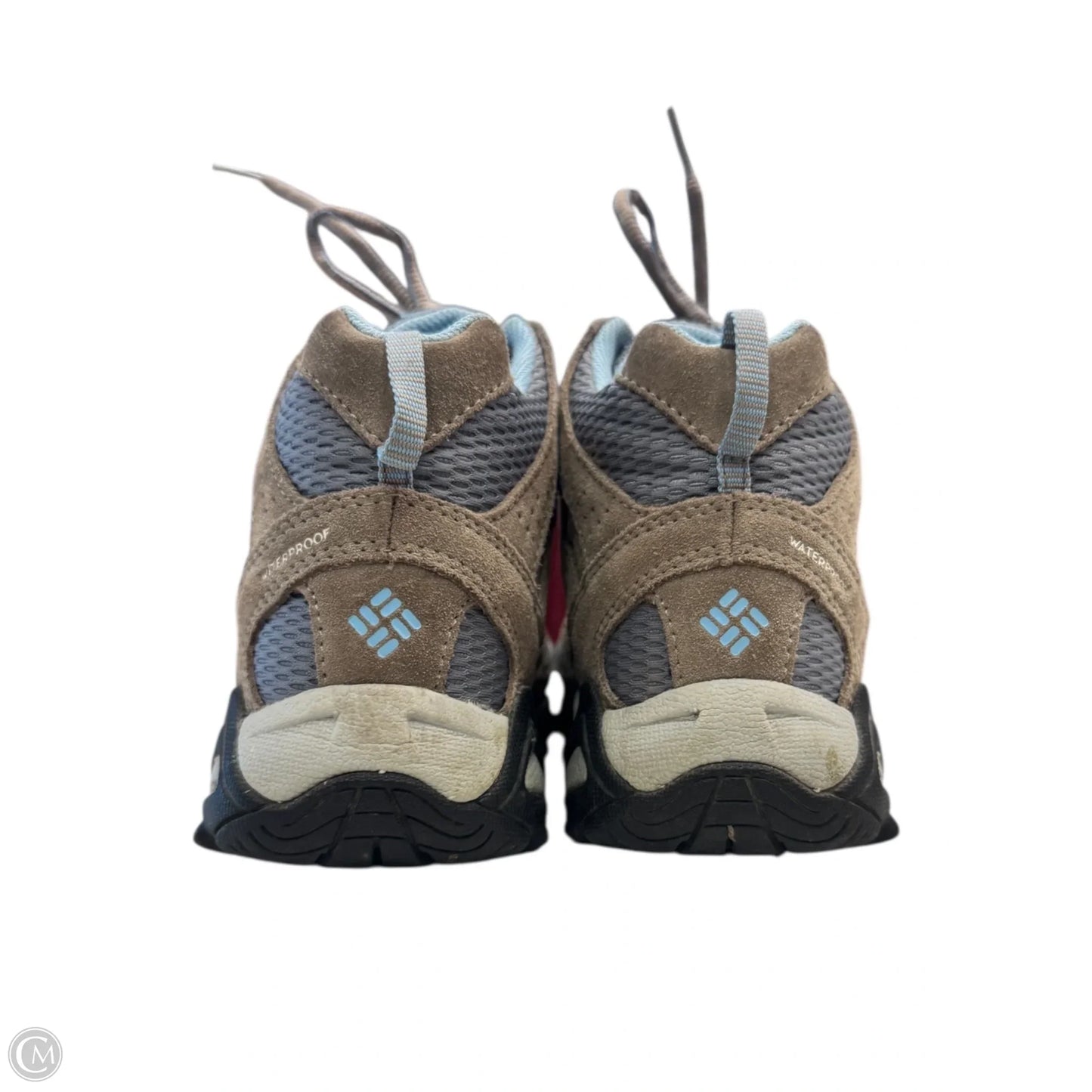 Boots Hiking By Columbia In Blue & Grey, Size: 7
