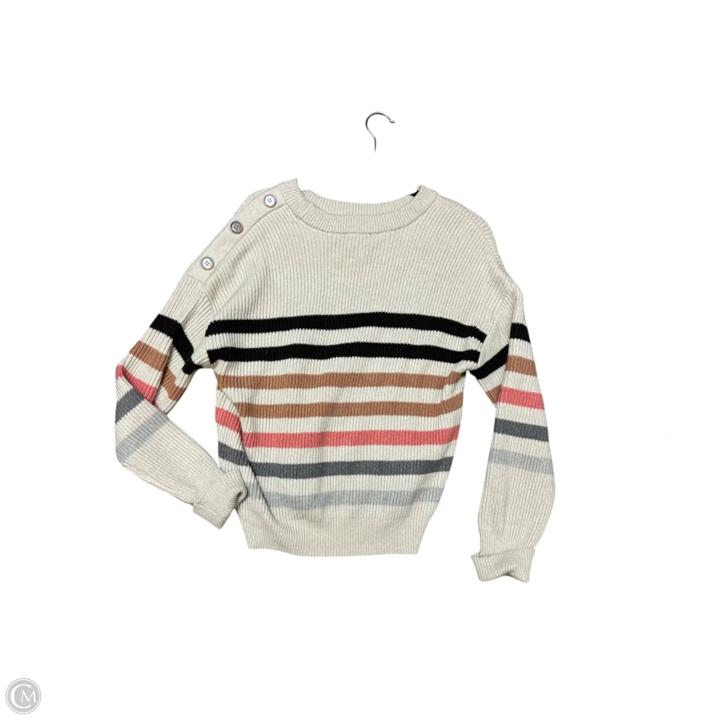 Sweater By Tahari In Striped Pattern, Size: Sp