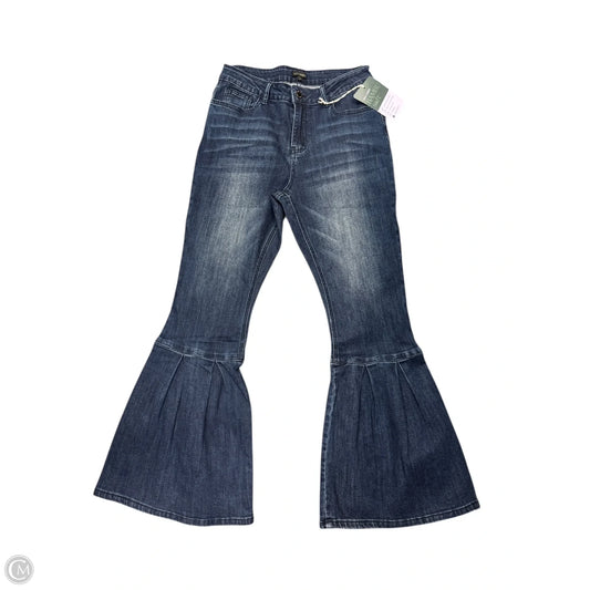 Jeans Flared By Coco And Carmen In Blue Denim, Size: 8