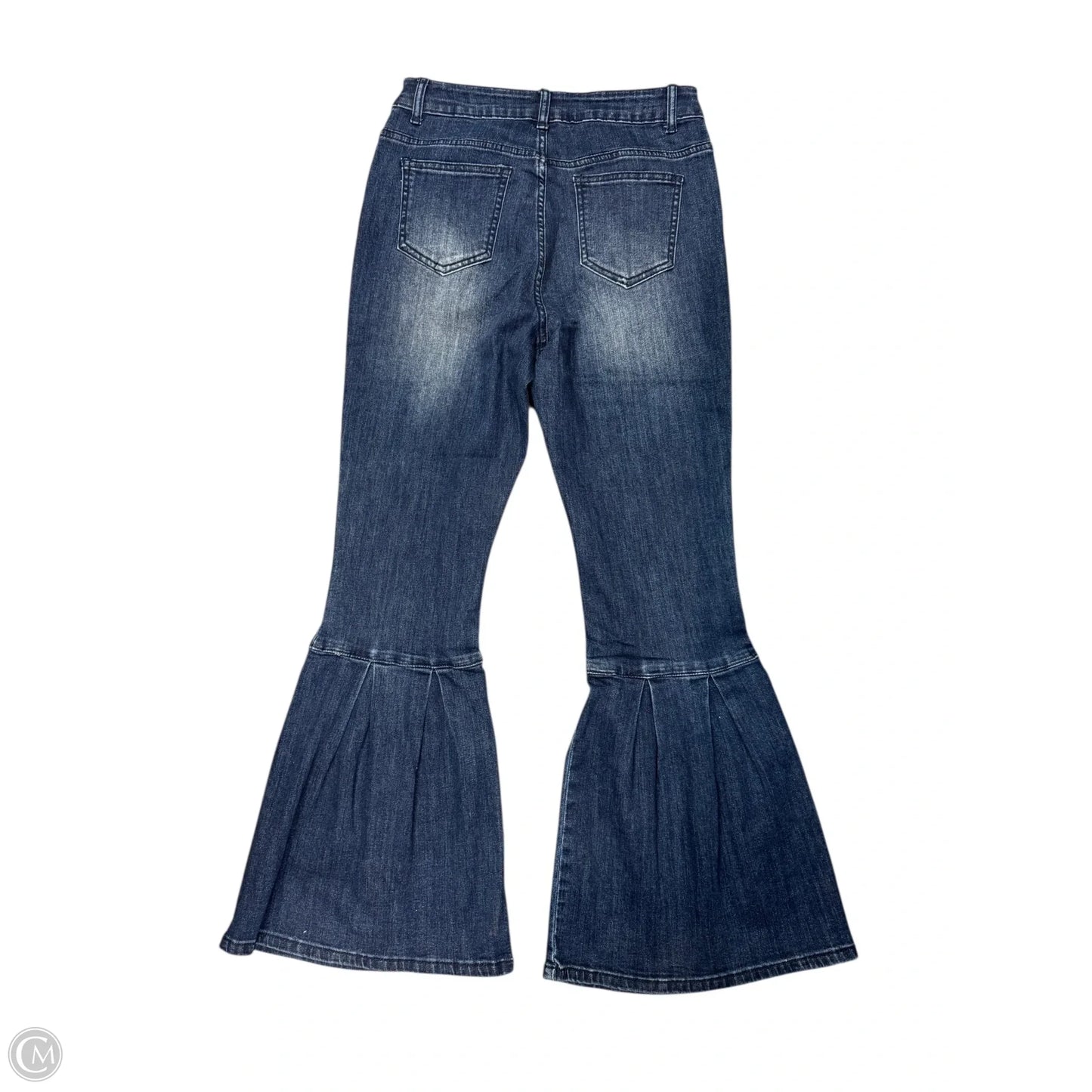 Jeans Flared By Coco And Carmen In Blue Denim, Size: 8