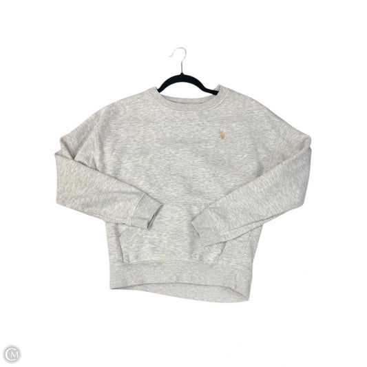 Sweatshirt Crewneck By Ralph Lauren Blue Label In Grey, Size: Xs