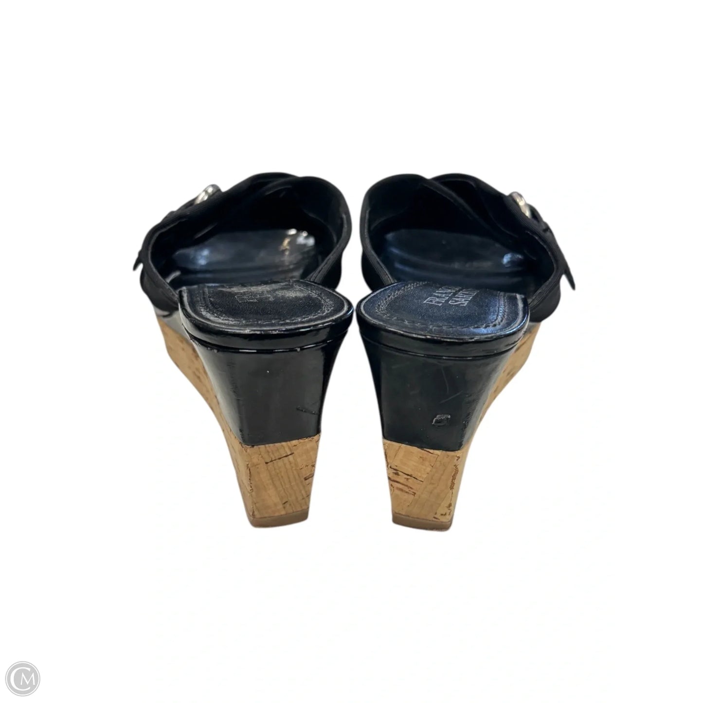 Sandals Heels Platform By Franco Sarto In Black, Size: 6.5