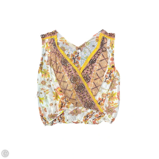 Top Sleeveless By Free People In Multi-colored, Size: S