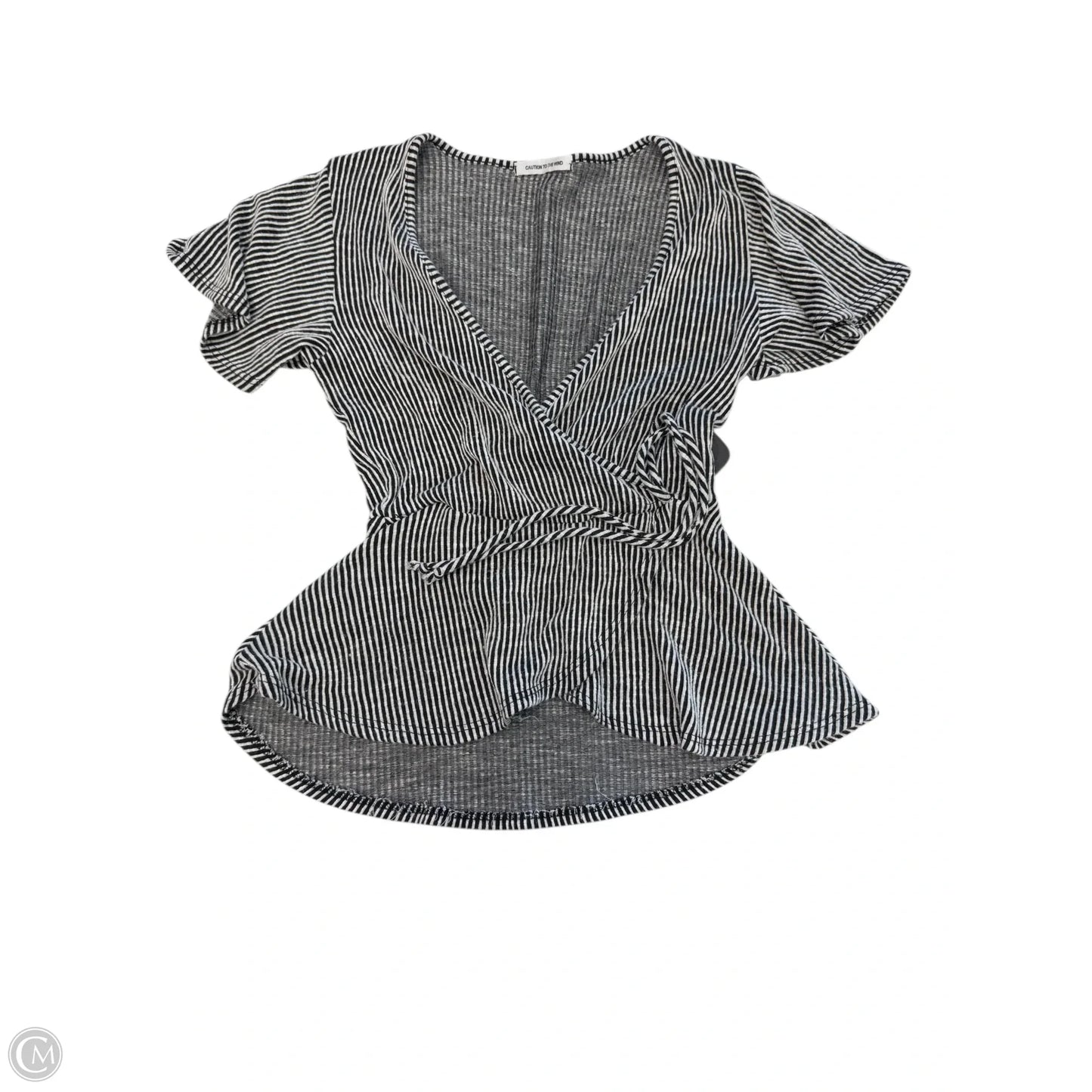 Top Short Sleeve By Caution To The Wind In Black, Size: S