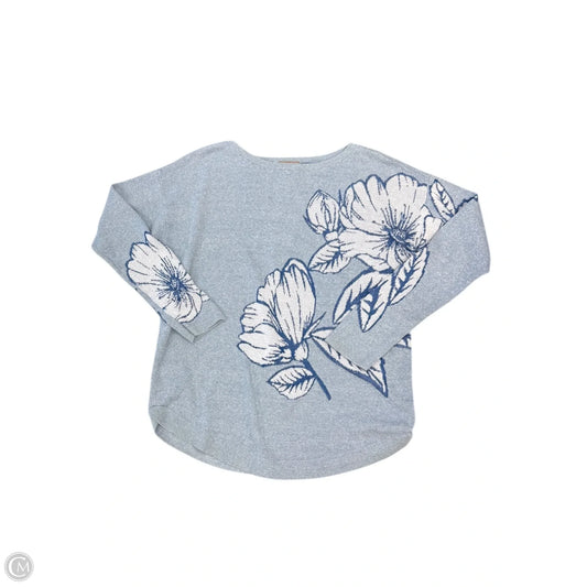 Top Long Sleeve By Chicos In Blue, Size: M