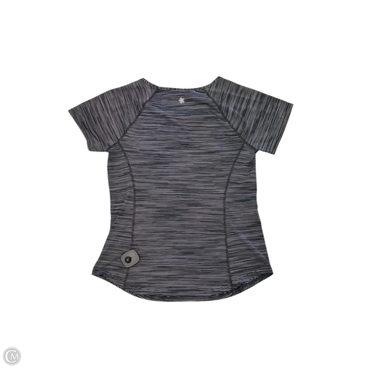 Athletic Top Short Sleeve By Tek Gear In Grey, Size: M