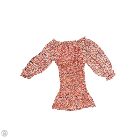 Dress Casual Short By Hyfve In Floral Print, Size: L