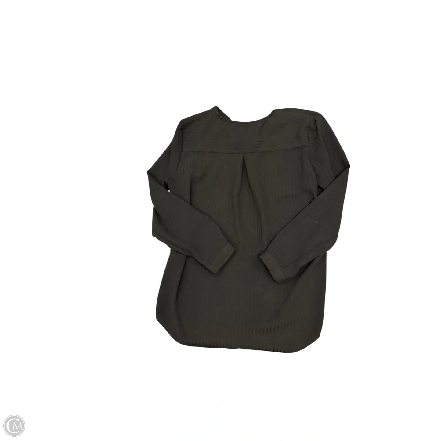 Blouse Long Sleeve By Adrianna Papell In Black, Size: M