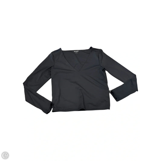 Top Long Sleeve By Old Navy In Black, Size: M