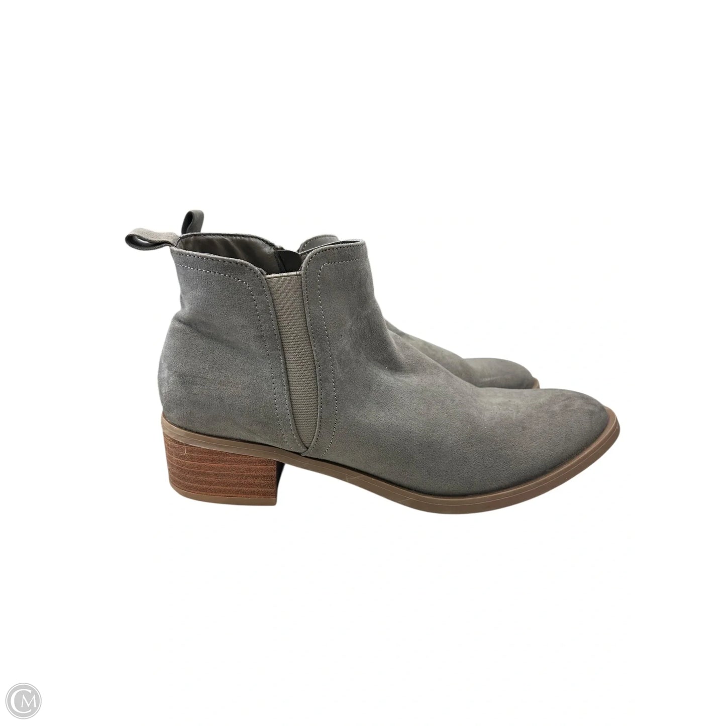 Boots Ankle Heels By Torrid In Grey, Size: 9