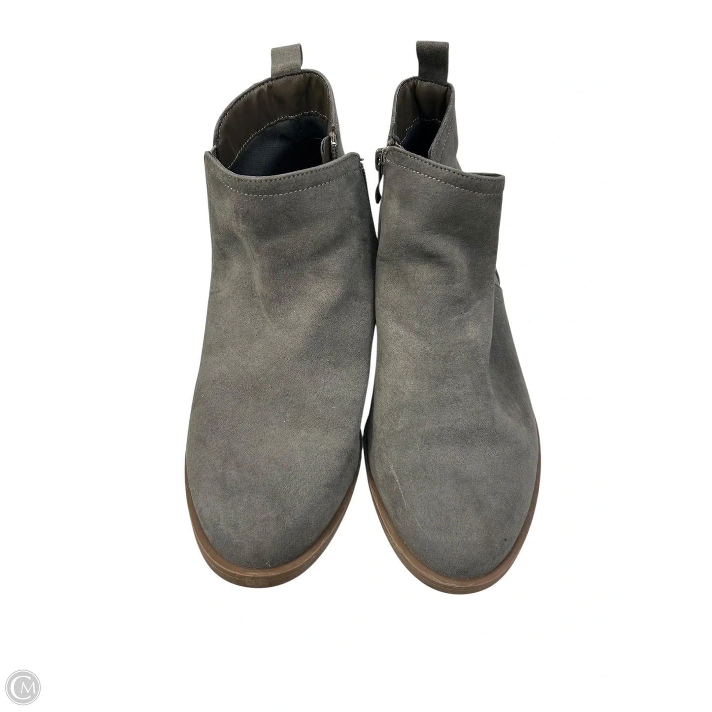 Boots Ankle Heels By Torrid In Grey, Size: 9