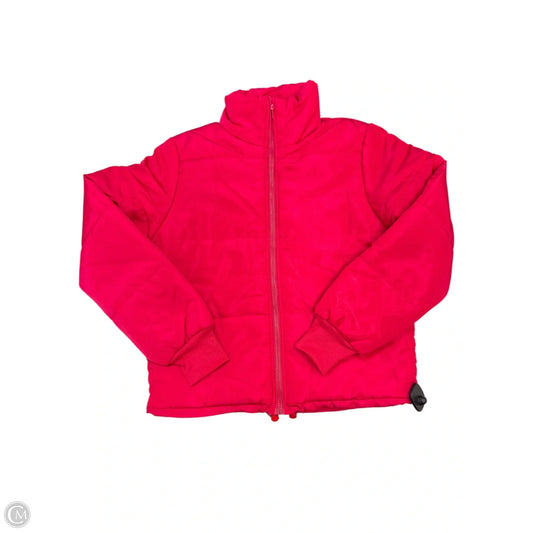 Jacket Puffer & Quilted By Clothes Mentor In Pink, Size: L