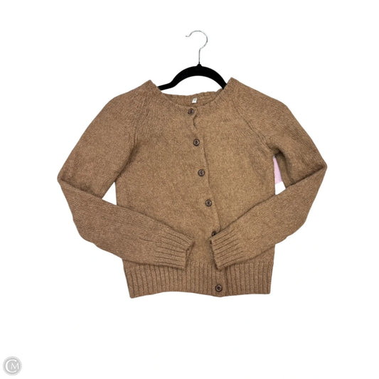 Sweater Cardigan By Clothes Mentor In Brown, Size: M