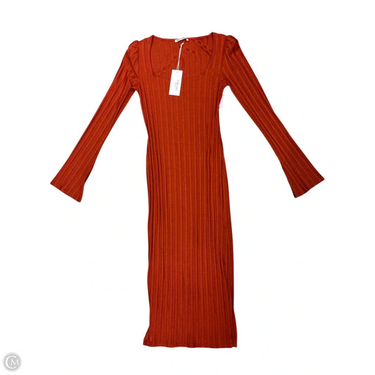 Dress Casual Maxi By Reformation In Orange, Size: Xs