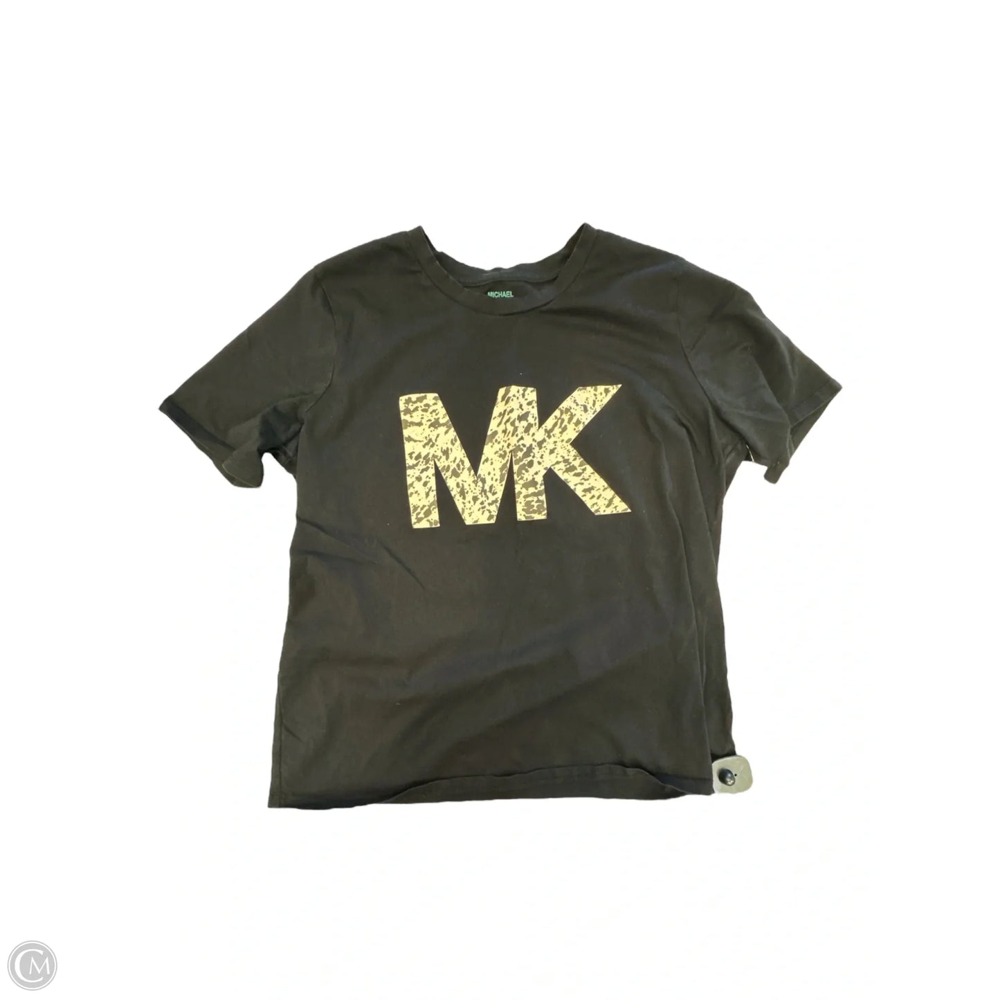 Top Short Sleeve By Michael By Michael Kors In Black, Size: Xl