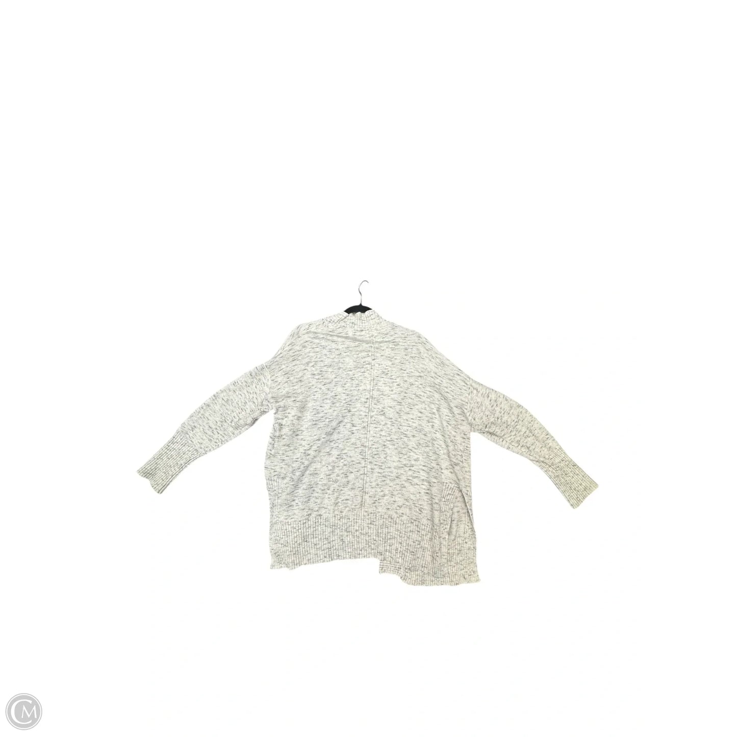 Sweater Cardigan By Clothes Mentor In Grey, Size: L