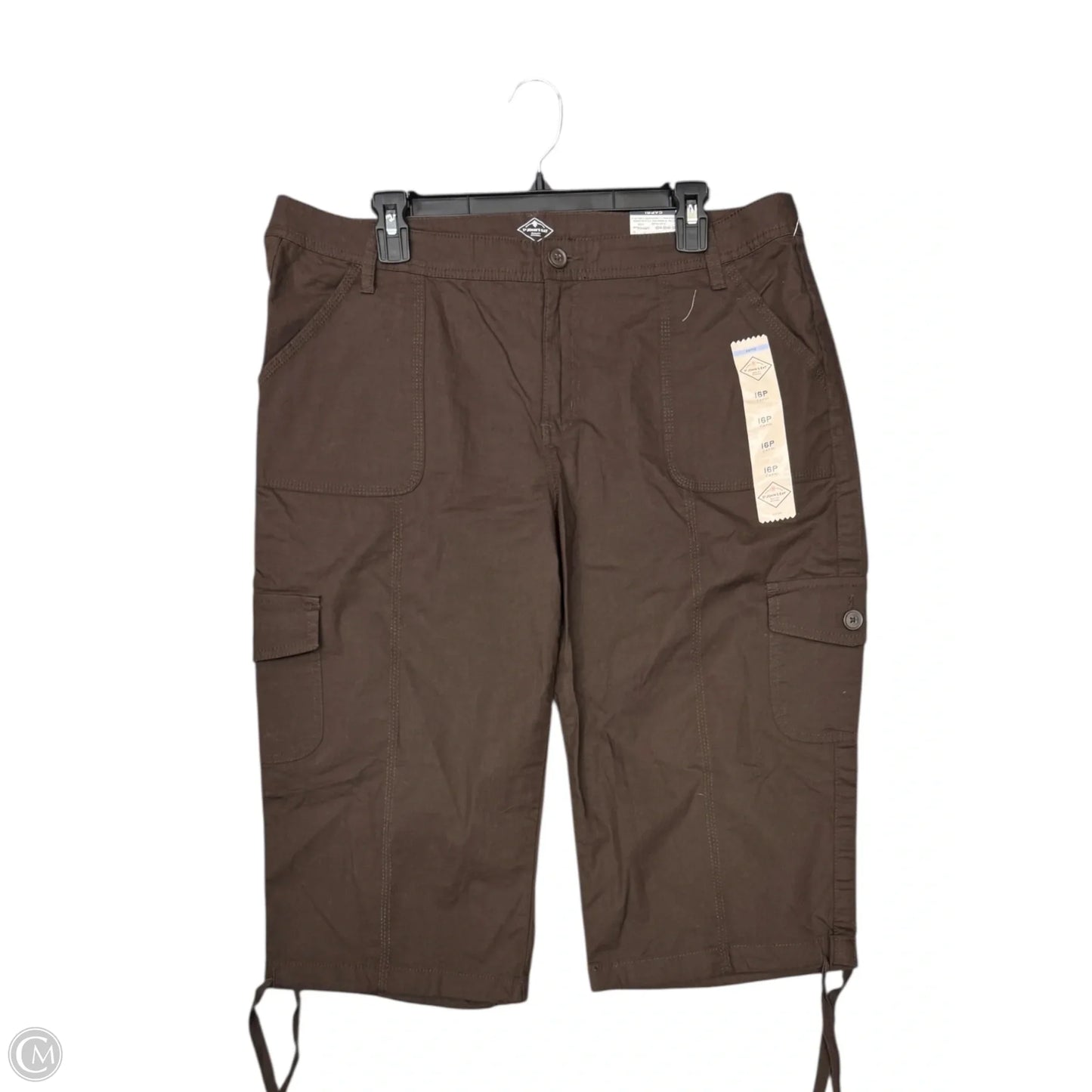 Capris By St Johns Bay In Brown, Size: 16