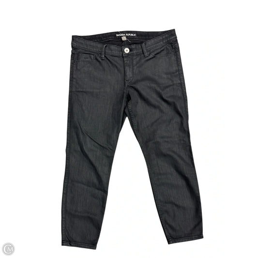 Pants Cropped By Banana Republic In Black, Size: 10p