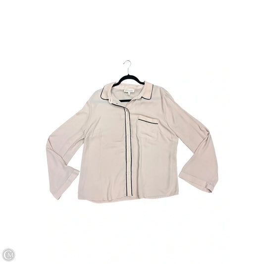 Top Long Sleeve By Philosophy In Pink, Size: Xl