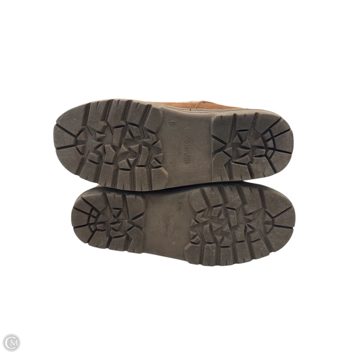 Boots Snow By Style And Company In Brown, Size: 9
