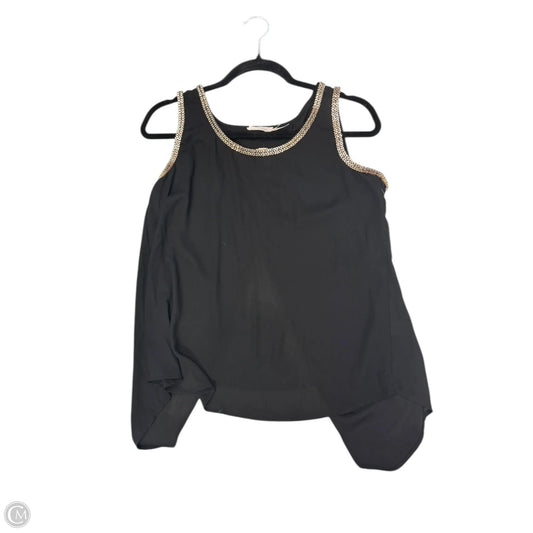Top Sleeveless By Blu Pepper In Black, Size: M