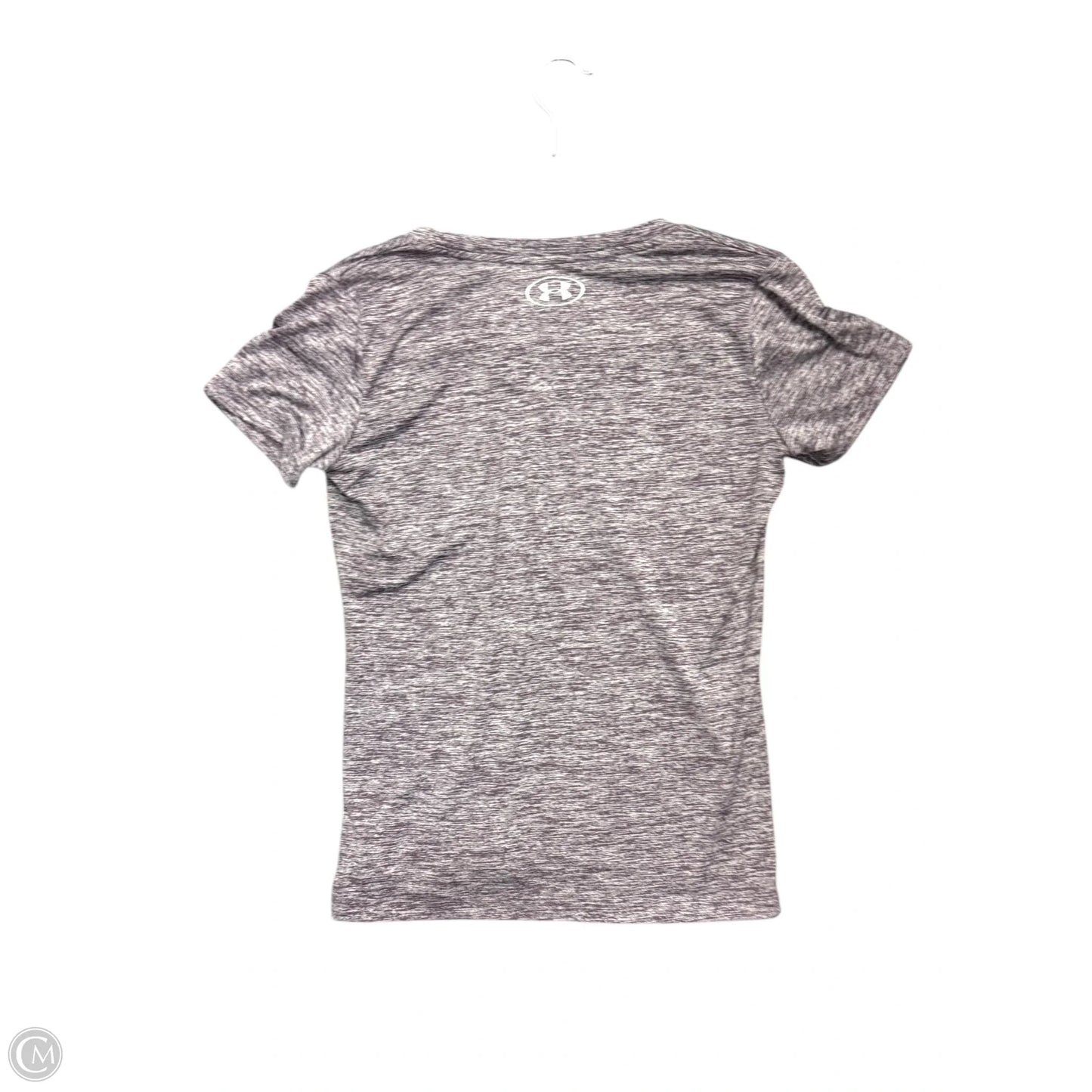 Athletic Top Short Sleeve By Under Armour In Purple, Size: Xs