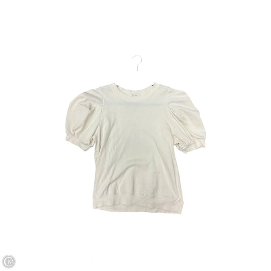 Top Short Sleeve By Z Supply In Cream, Size: S