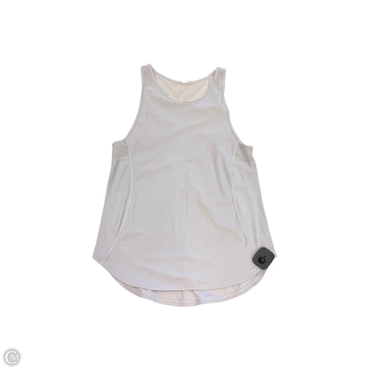 Athletic Tank Top By Lululemon In Grey, Size: M