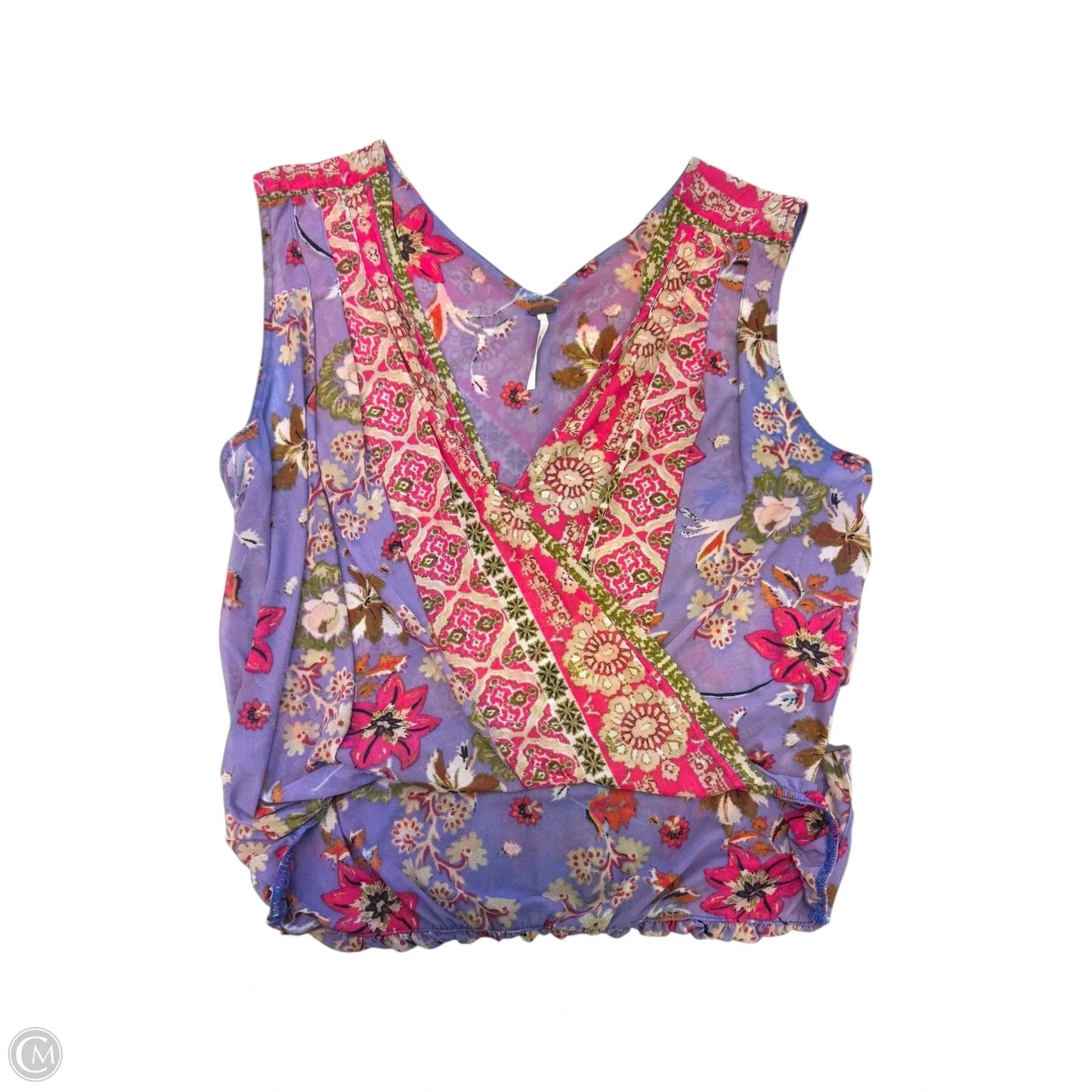 Top Sleeveless By Free People In Purple, Size: Xs