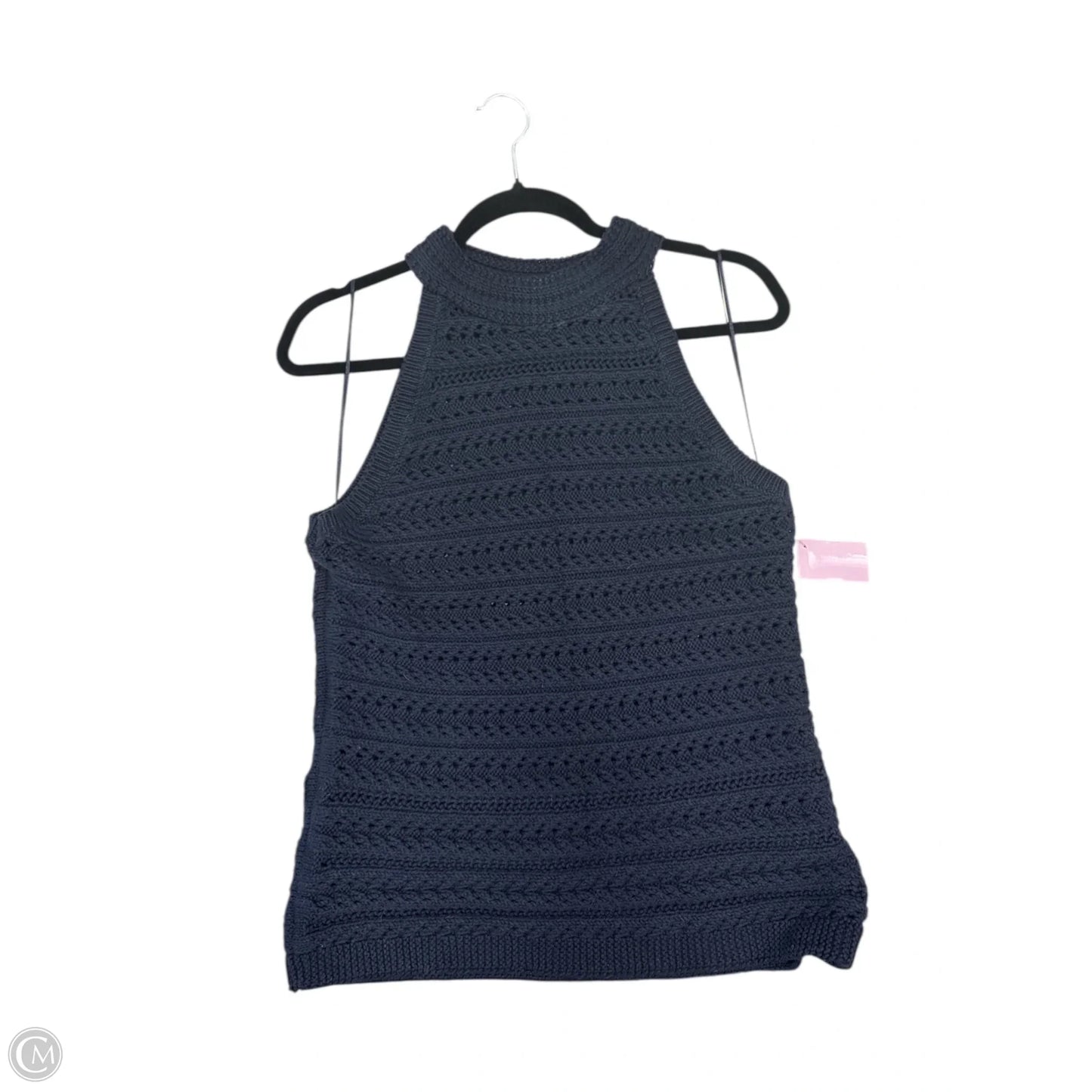 Top Sleeveless By Banana Republic In Navy, Size: L