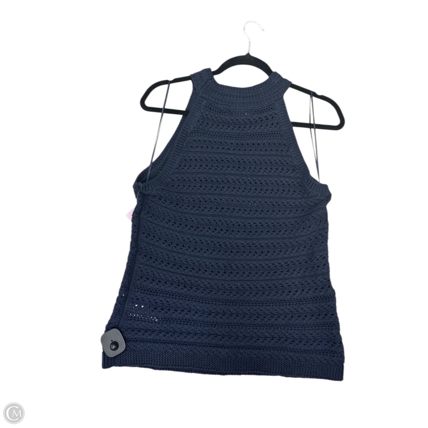 Top Sleeveless By Banana Republic In Navy, Size: L