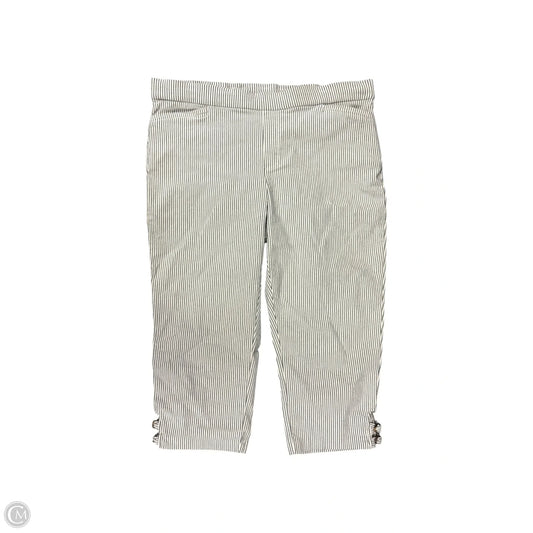 Capris By Cj Banks In Striped Pattern, Size: 20