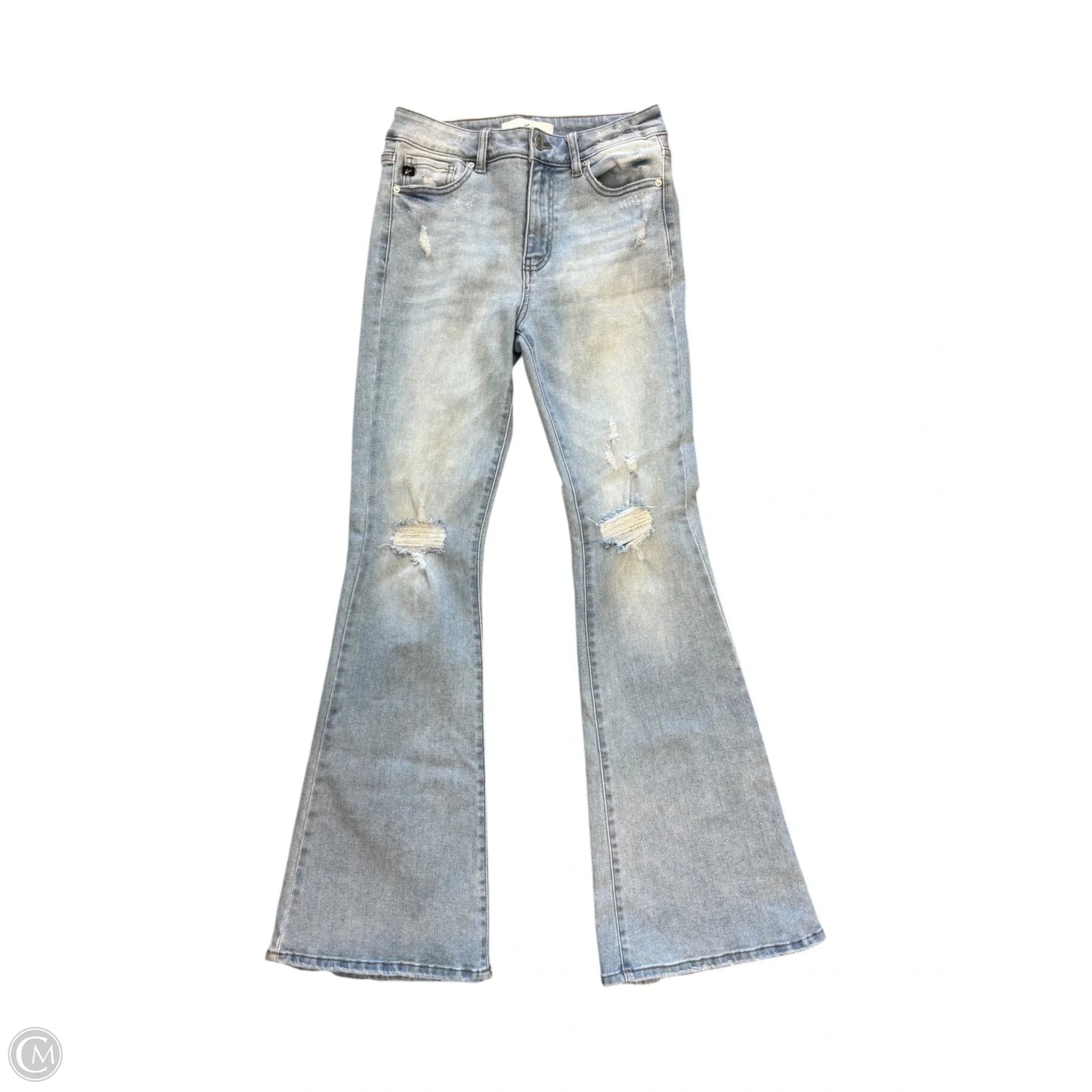 Top Short Sleeve By Chicos In Geometric Pattern, Size: S