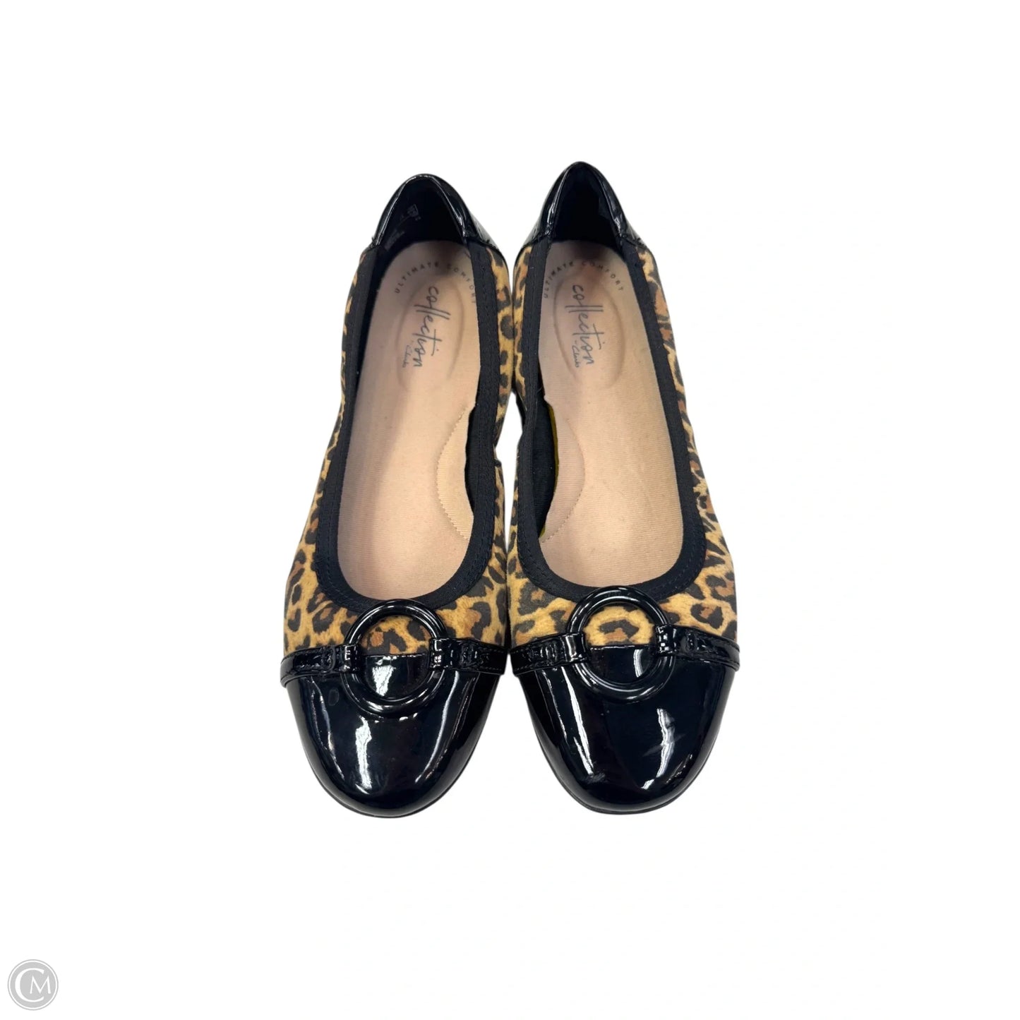 Shoes Flats By Clarks In Leopard Print, Size: 7.5