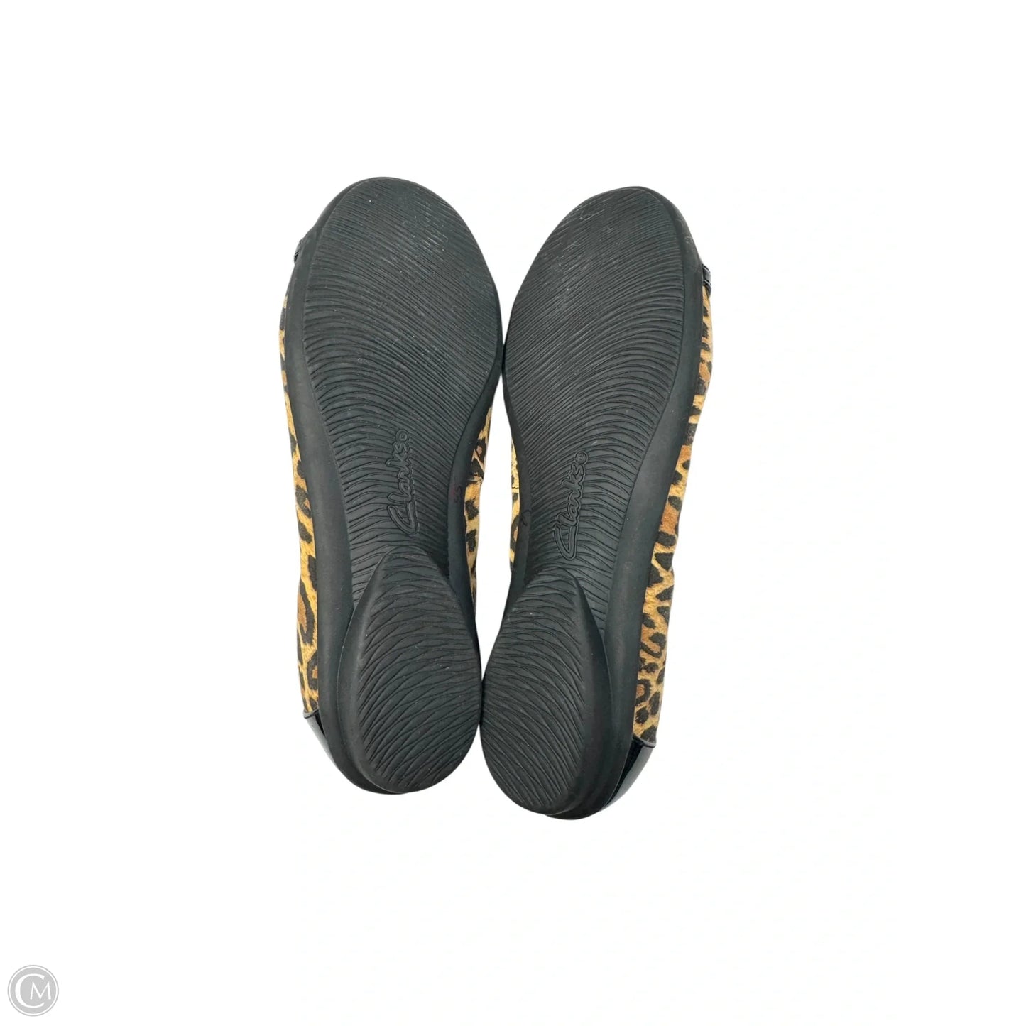 Shoes Flats By Clarks In Leopard Print, Size: 7.5