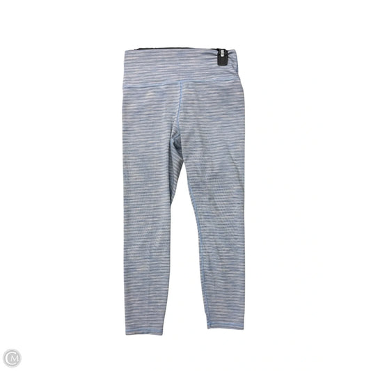 Athletic Leggings By Athleta In Striped Pattern, Size: M